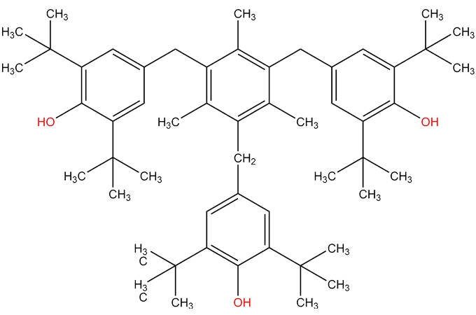 1,3,5-Trimethyl-2, 4,6-Tris (3,5-Di-tertbutyl-4-hydroxybenzyl) Benzol