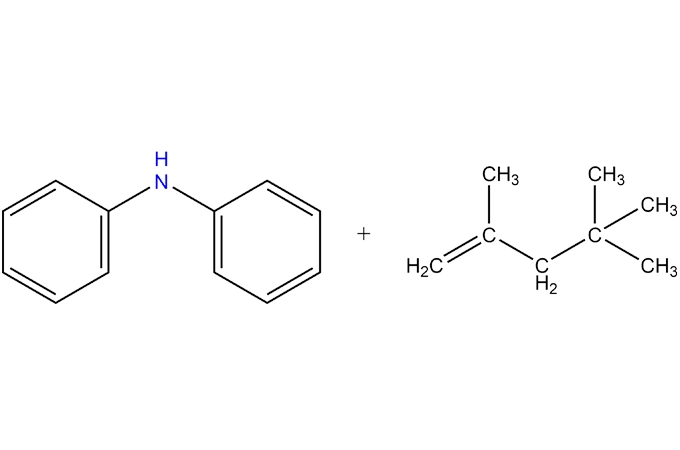 Benzenamin, N-Phenyl-, Reaktions produkte mit 2, 4,4-Trimethylpenten