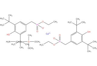 Calcium di ethyl bis[[3,5-Bis (1,1-dimethylethyl)-4-hydroxyphenyl]methyl]phosphonat]