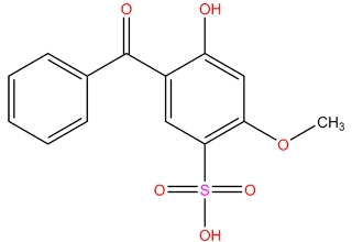 2-Hydroxy-4-methoxy-benzophenone-5-sulphonic säure