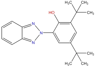 2-(2 '-Hydroxy-3',5 '-di-t-butyl phenyl) benzo triazol