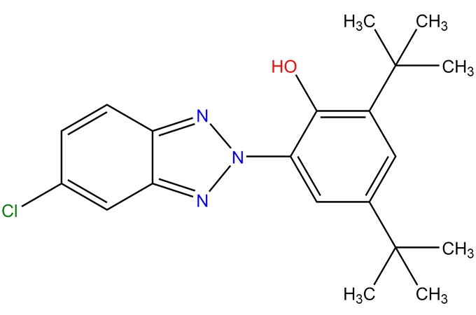 2-(2 '-Hydroxy-3',5 '-di-t-butyl phenyl)-5-chlorbenzotriazol