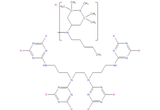 N,N ',N '',N''-tetra kis (4,6-Bis (butyl-(N-methyl-2,2,6,6-tetramethylpiperidin-4-yl) amino)triazin-2-yl)-4,7-diazadecan-1,10-diamin