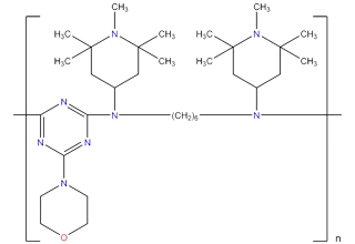 1,6-Hexandiamin, N,N'-bis(2,2,6,6-tetramethyl- 4-piperidinyl)-, Polymere mit morpholine-2, 4,6-Trichlor-1,3,5-triazin