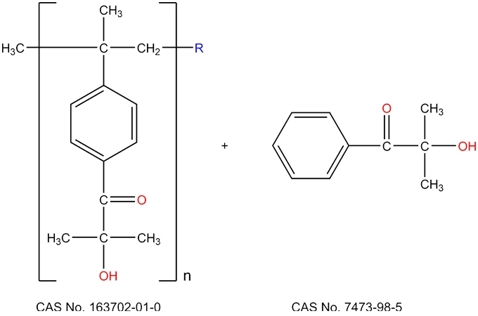 Oligomeres Alpha-Hydroxy keton (70% wt) und 2-Hydroxy-2-methylpropiophenon (30% wt)