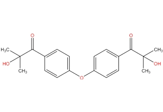 Difunktioneller Alpha-Hydroxy keton Typ I-Photo initiator 2-Hydroxy-1-[4-(2-Hydroxy-2-methylpropionyl) phenoxy]phenyl]-2-methylpropanon
