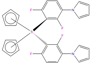 Bis (cyclo penta dienyl) bis [2,6-difluor-3-(1-pyrryl)phenyl titan