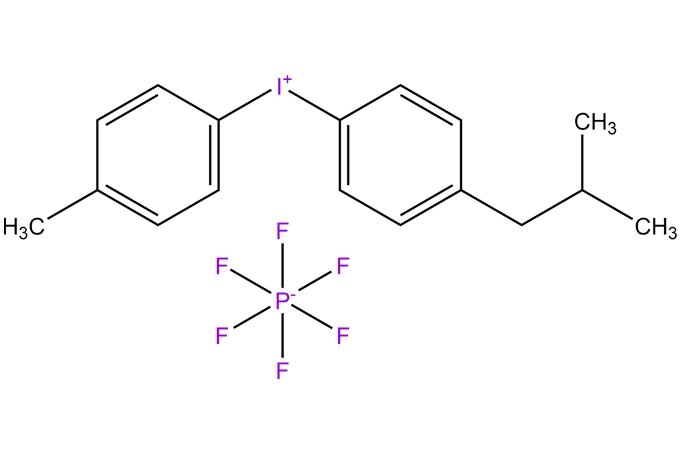 4-lsobutylphenyl-4 '-methyl phenyliodoniumhexa fluoro phosphat