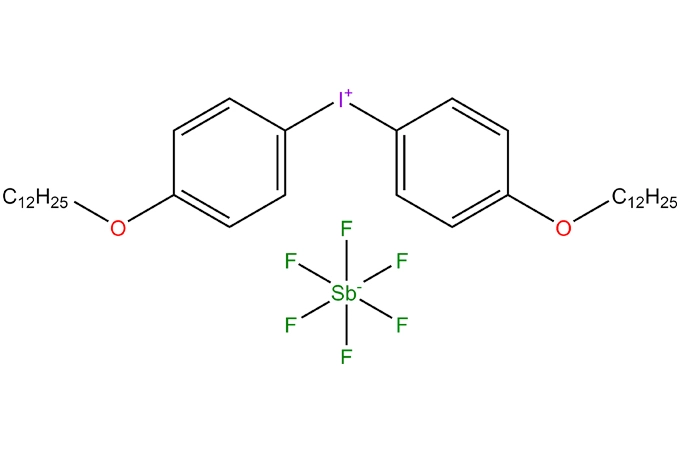 Bis (4-Dodecylphenyl) iodonium hexaflurorantimon at