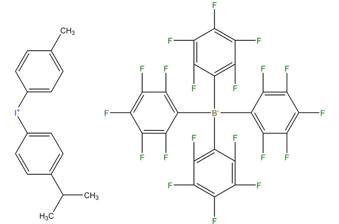 (4-Isopropylphenyl)(p-Tolyl) iodonium tetra kis(penta fluor phenyl)borat