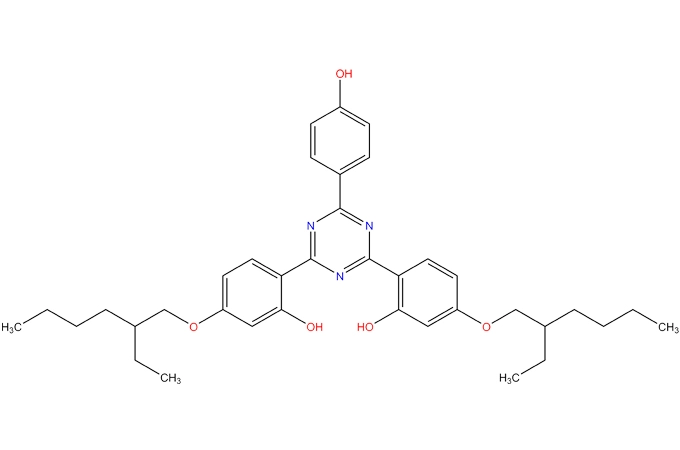 Bis-Ethyl hexy loxy phenol Methoxy phenyl Triazin