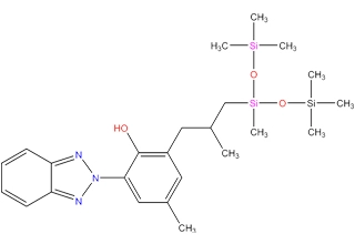 2-(benzotriazol-2-yl)-4-methyl-6-[2-methyl-3-[methyl-bis(trimet hylsilyloxy)silyl]propyl]phenol